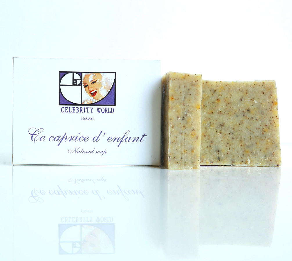 Зелёные листочки натуральное мыло